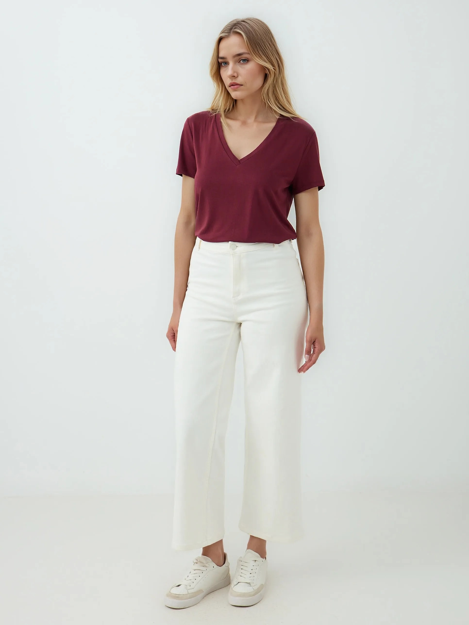 Summer collarless set