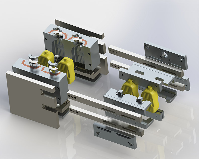 Plastic Blow Mold for Healthcare Industry Products