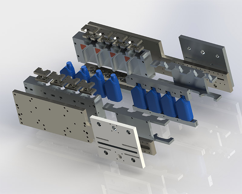 Plastic Blow Mold for Technical Industry Products