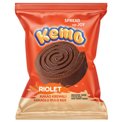 Cocoa Cream-Filled Swiss Roll Cake