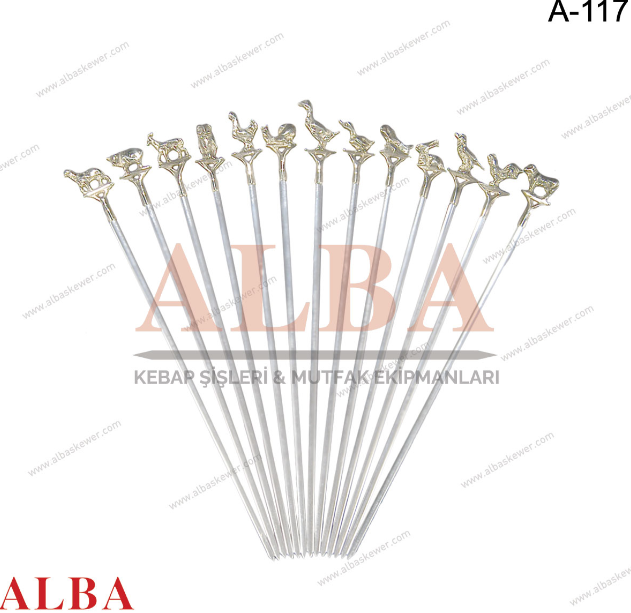 Stainless Steel Kebab Skewers – Albasis