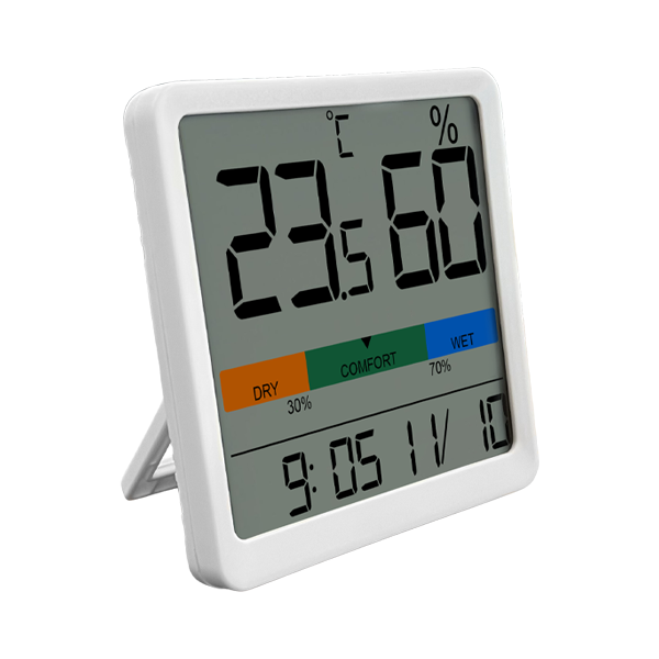 LYK VGW 23 Temperature, Humidity, and Clock Display with Calibration Menu