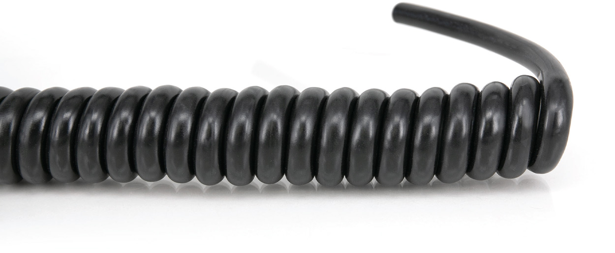 BYSL11Y PVC/PUR Spiral Cable