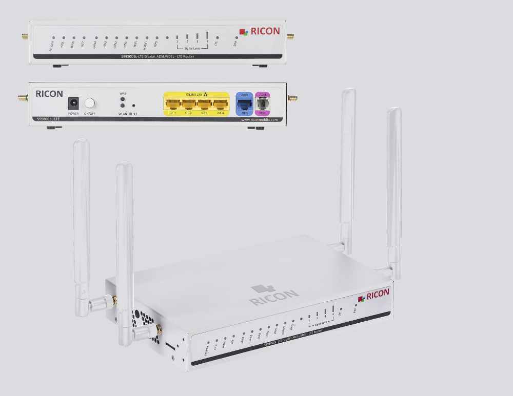 S9980DSL-LTE Switch/Router from DSL Series Industrial Routers