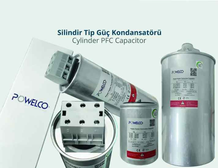 Cylinder Type Power Capacitor