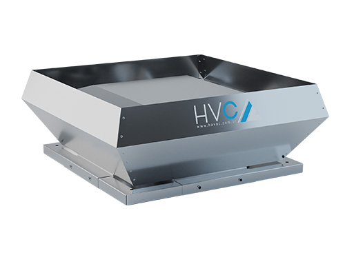 HCF-DEC Vertical Discharge EC Motorized Radial Roof Fan