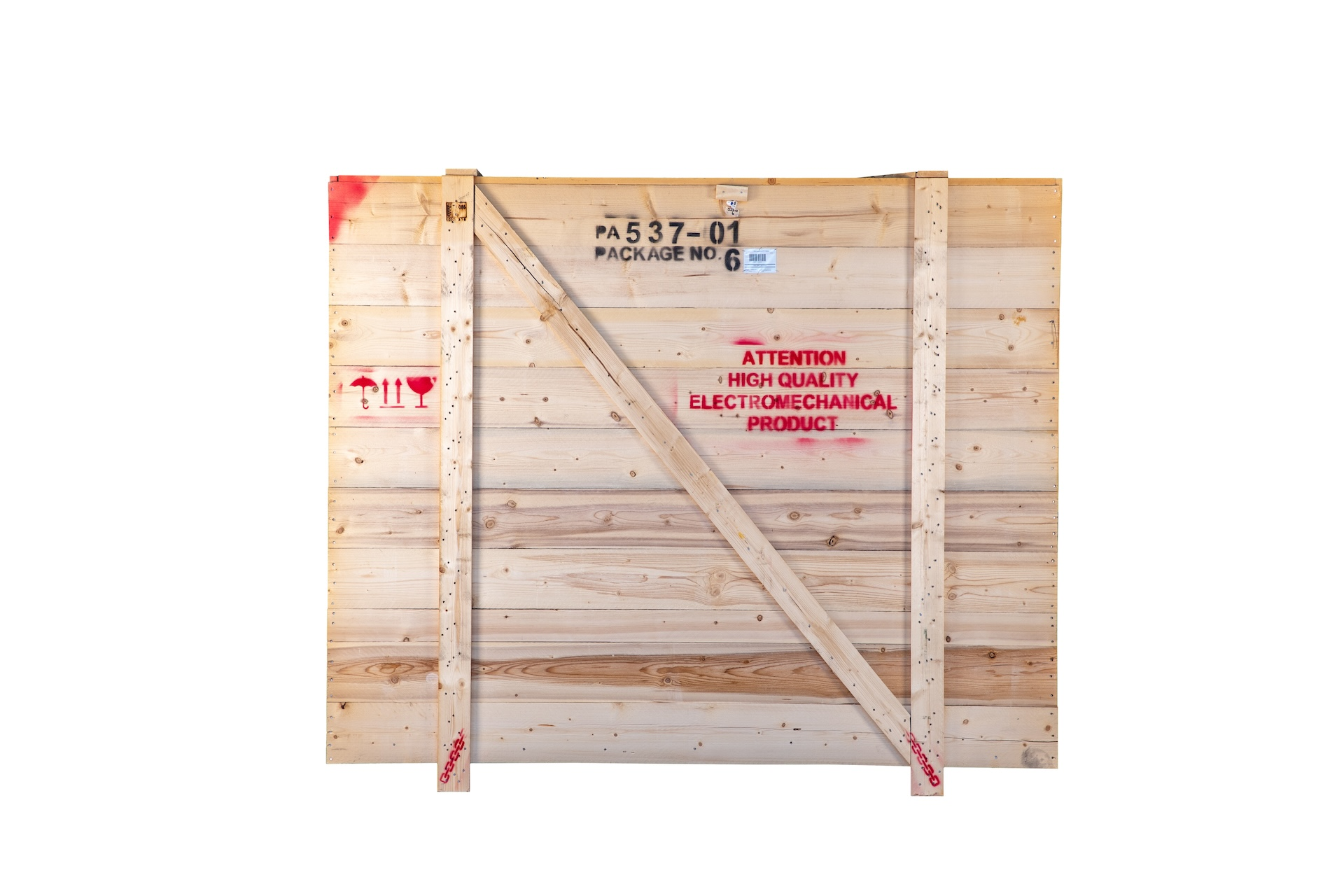 Fully Enclosed Wooden Export Crate – 3K Ambalaj