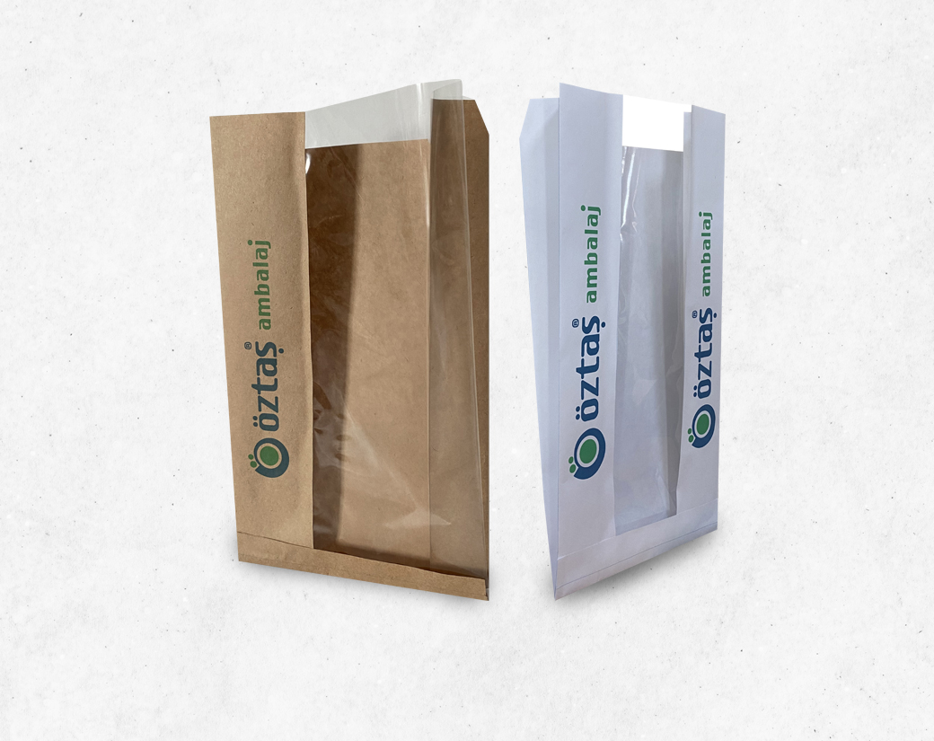 Windowed Flat Paper Bag (Pencereli Dipsiz Kese Kağıdı)