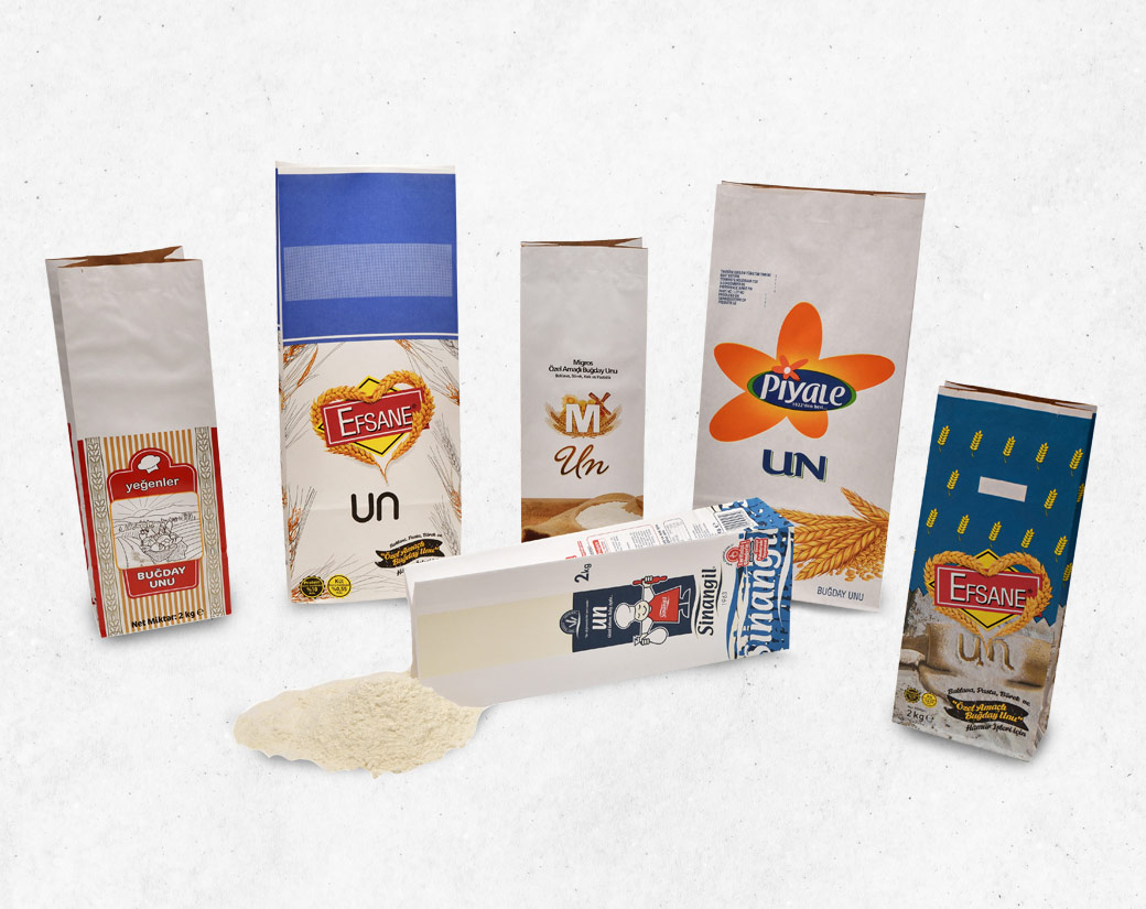 Paper Bags with Bottom Gusset (Dipli Kese Kağıdı)