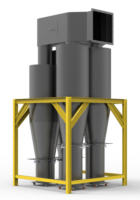 MC – Multi Cyclone Flue Gas Filter System