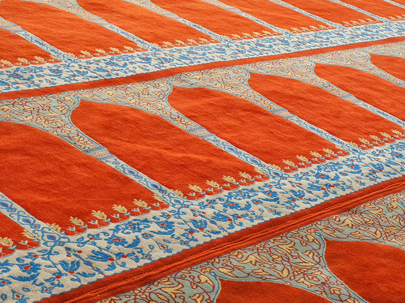 100% Pure New Wool Mosque Carpet