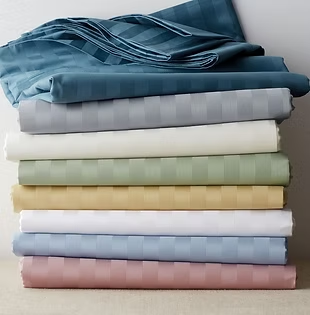 Striped and Jacquard Cotton Satin EVİLİFE