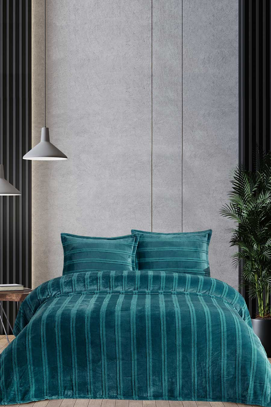 Vichy Emerald Blanket Set