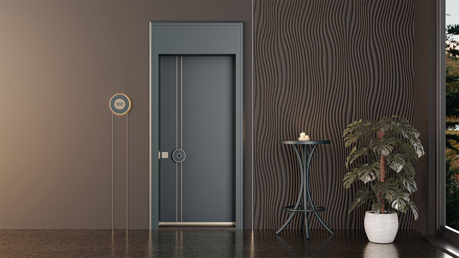 Midpoint (Portal Steel Door)