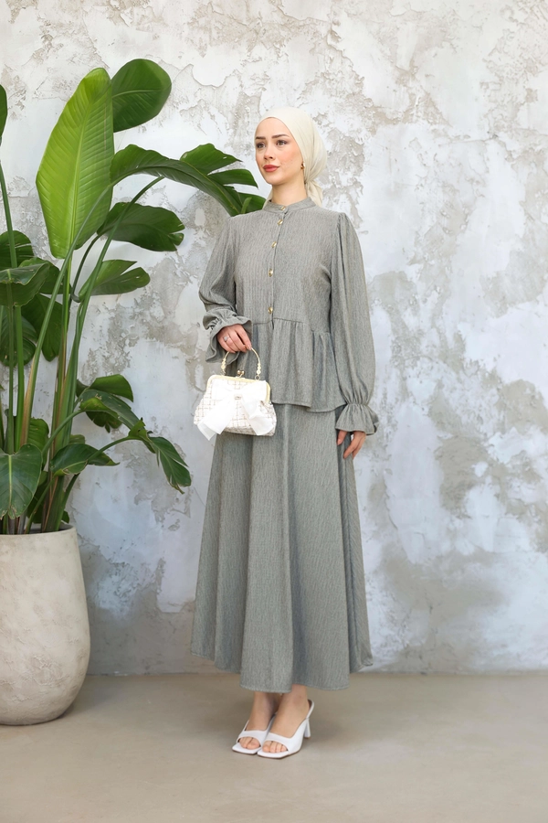 HK Skirt Suit - Mint Green